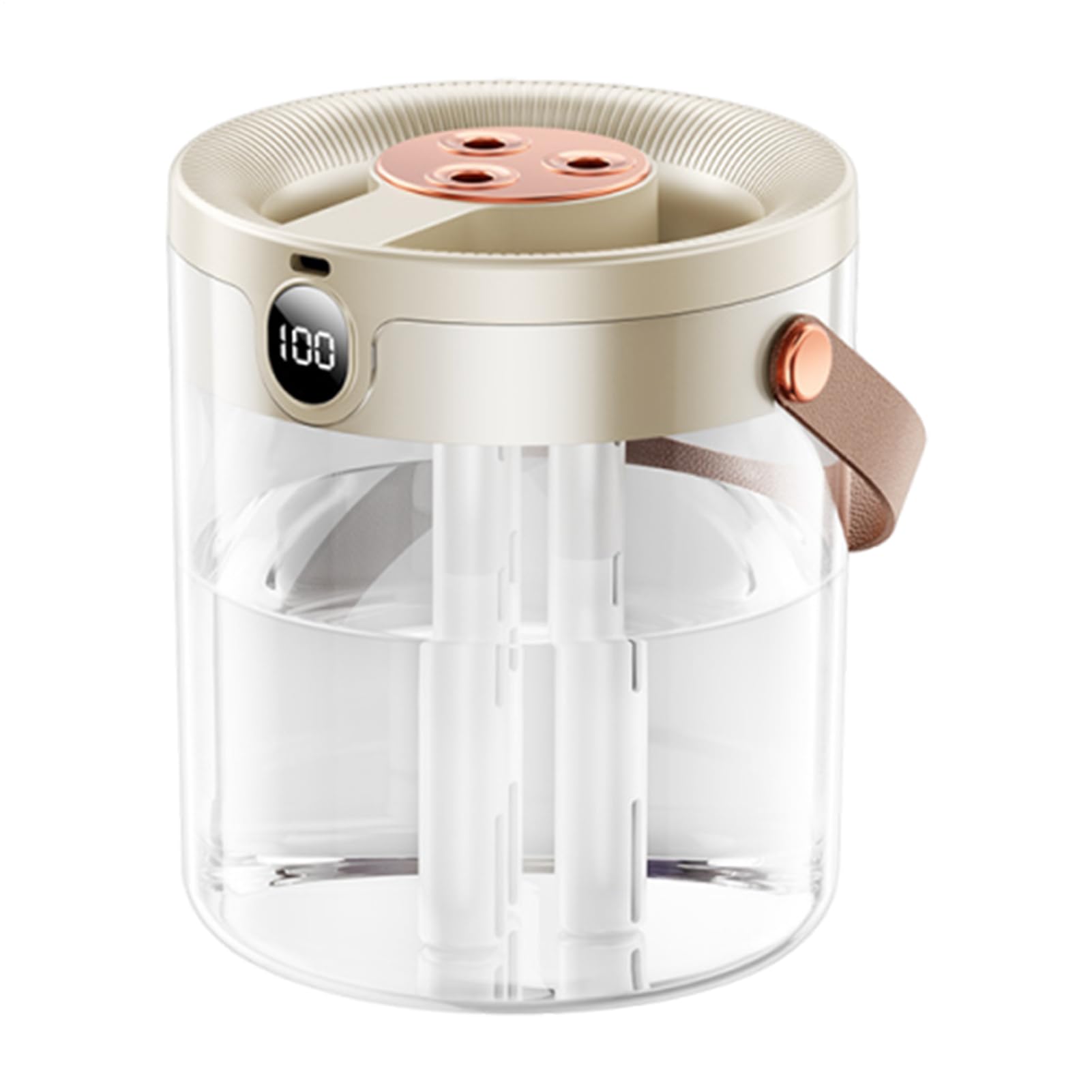 Humidificateur d'air design pour hôtel et maison avec purificateur silencieux 3 buses