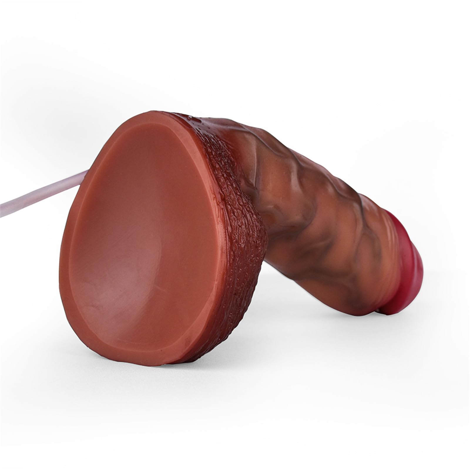 Dildo Eiaculazione Dildo Grandi Funzione Spray Acqua Dildo Anale con Ventosa Plug Anale Dildo Naturale Replica Pene Giocattoli Erotici for Donne