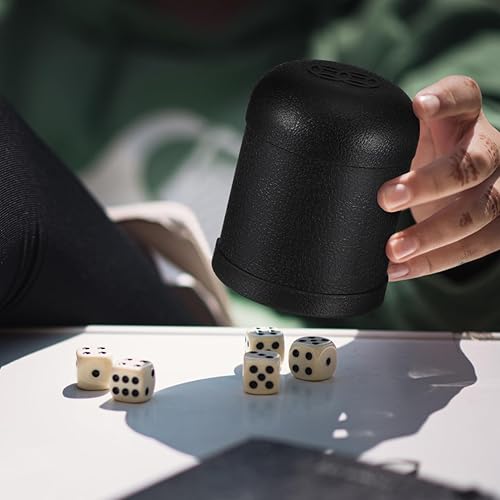 Miniatura 7 de Taza de dados rodante profesional de 10 Uds. Caja cilíndrica para club, bar, juego de entretenimiento para decoración de fiestas