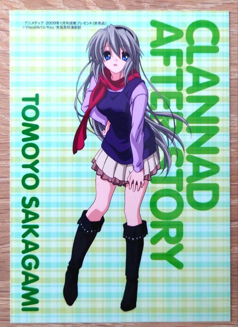 Amazon.co.jp: アニメディア1月号生写真当選品2枚セット CLANNAD AFTER