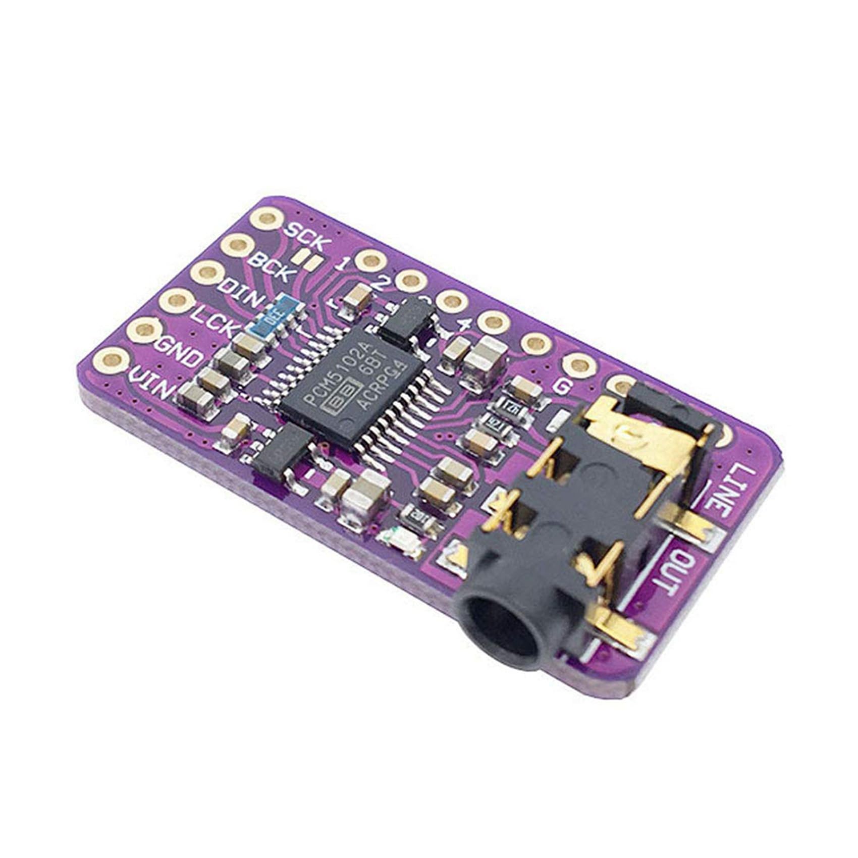 5X PCM5102 I2S IIS Moduł Dekodera Dźwięku Cyfrowego Stereo Konwerter Cyfrowo-Analogowy Moduł Głosowy dla