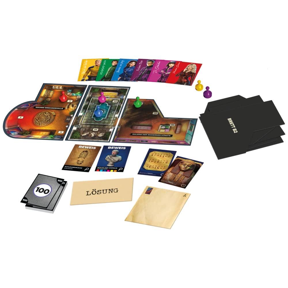 Hasbro Board Game Robbery in the Museum, Crime and Puzzle Game, Cooperative Family Game, Escape Room Game, Multi - Image 4