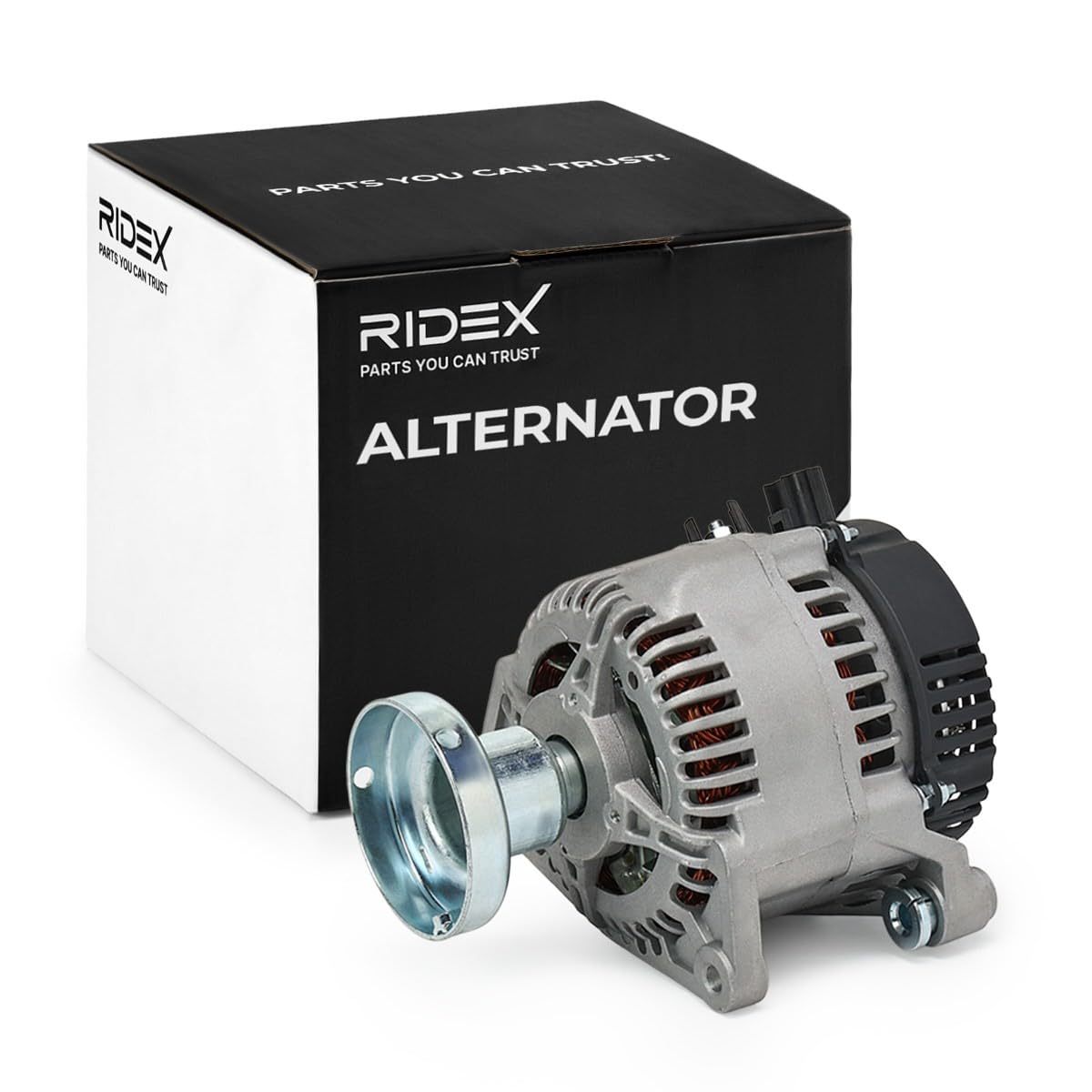 RIDEX 4G0454 Alternador con regulador incorporado Compatible con FORD Focus Mk1 Hatchback DAW, DBW