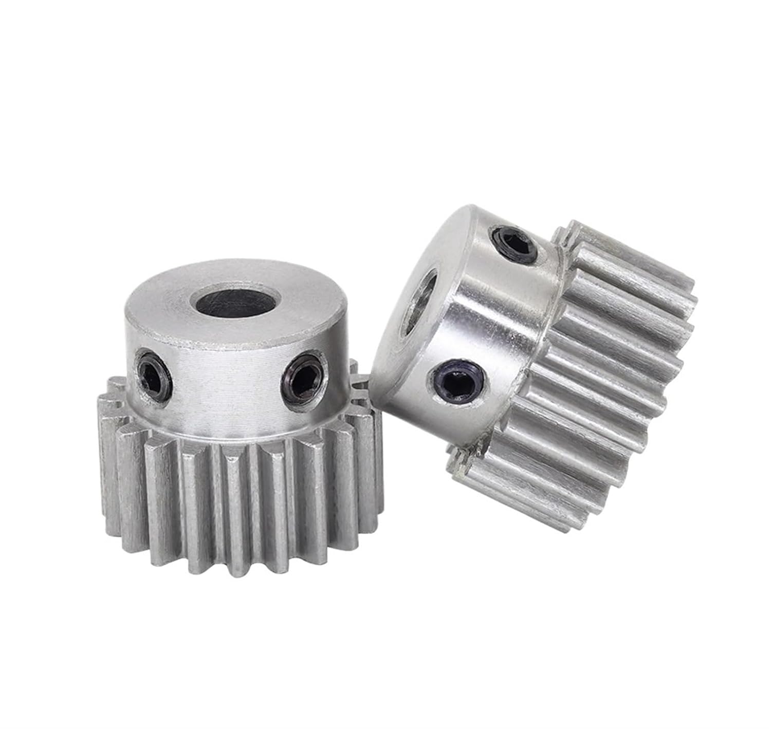 High Precision Motor Spur Gear 1pcs 1M20T Spur Gear Bore 4/5/6.35/7/8/10/12/12.7mm Motor Gear Low Carbon Steel Metal Gear for Motor(8mm)