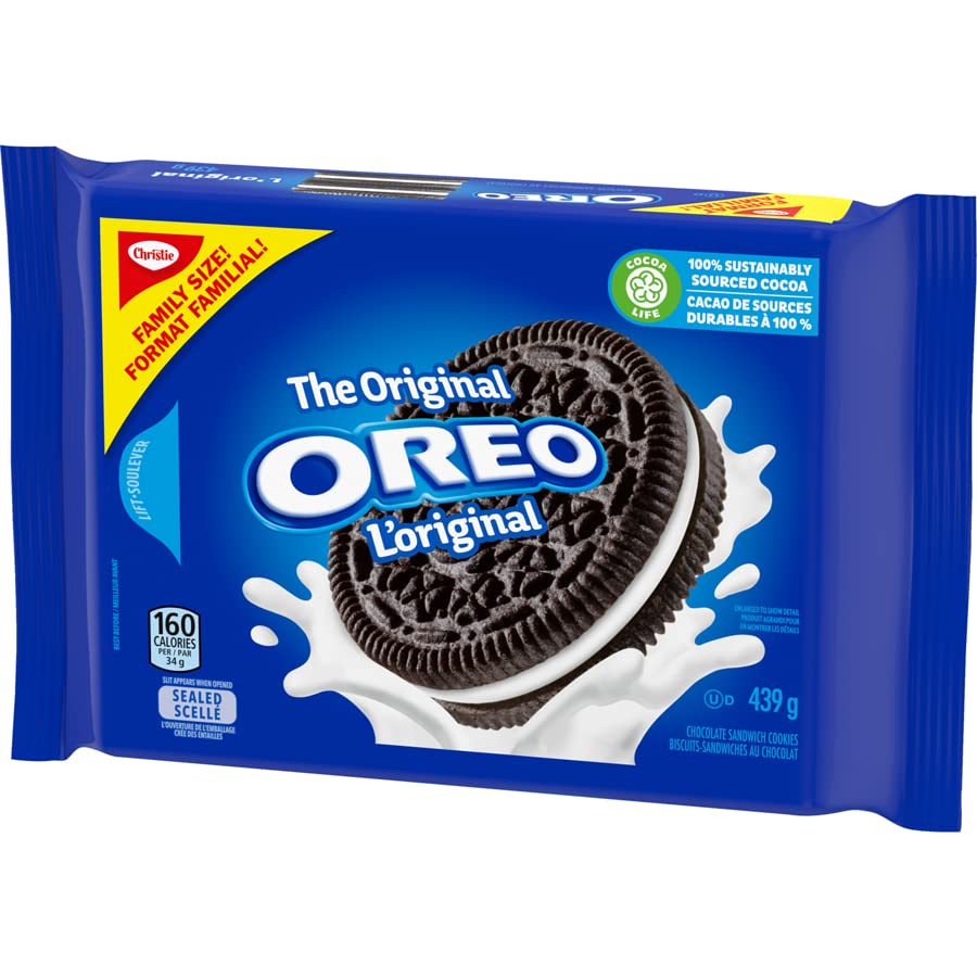 Miniatura 3 de Oreo - Galletas de sándwich originales, tamaño familiar, 439 g15.5 oz (paquete de 2) enviadas desde Canadá