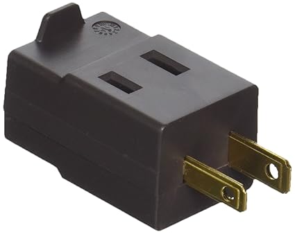 Brown 3outlet 2wire Cube Tap