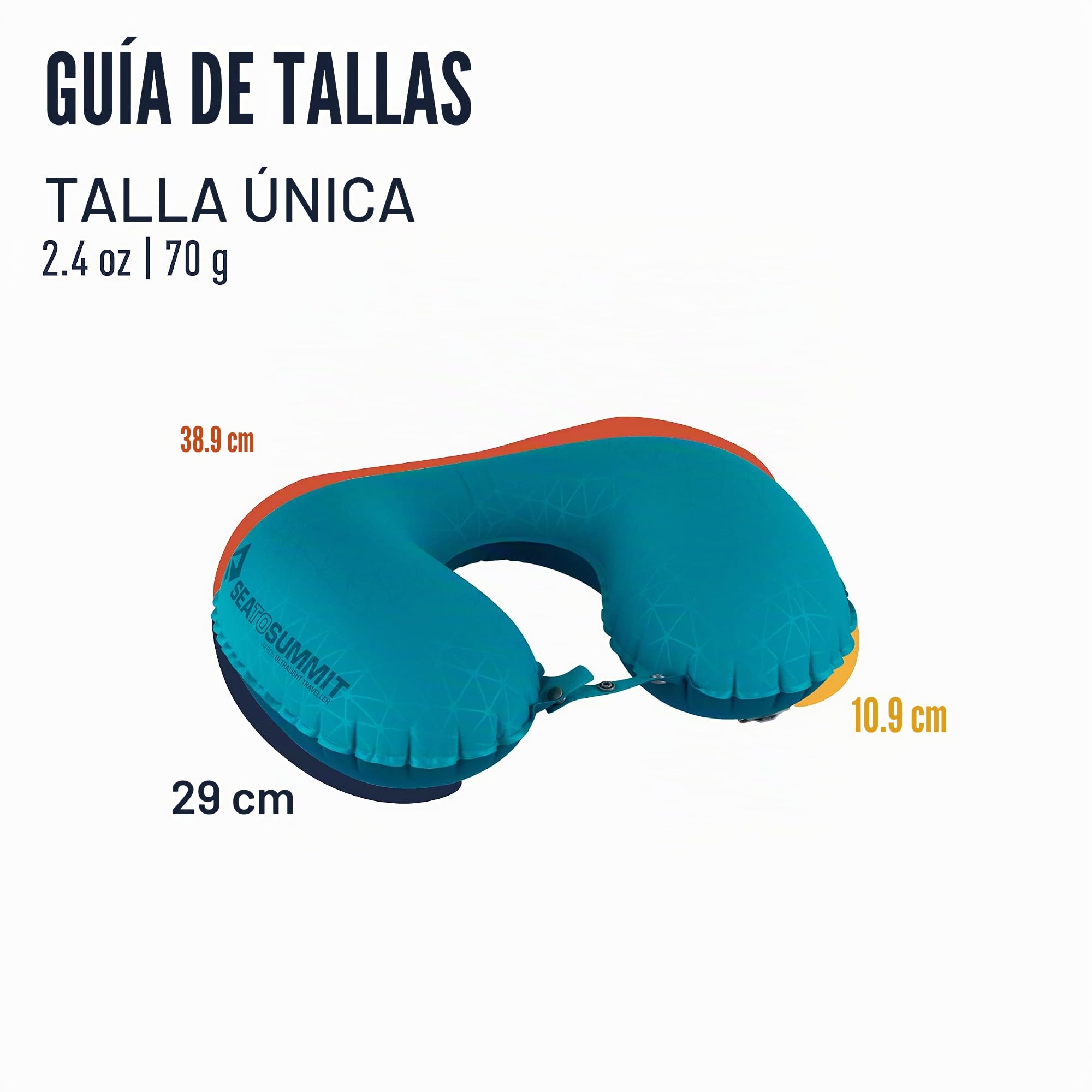 Almohada - Aeros Ultralight Pillow Traveller azul Color: azul