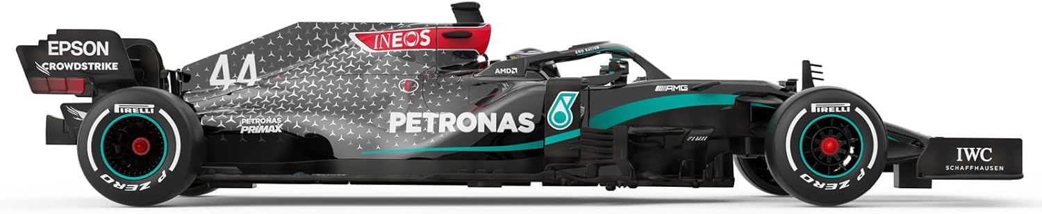 RASTAR 98500 1/18 Mercedes RC Car - Officially Licensed Mercedes-AMG F1 Remote Control Car for Play and Display - Ideal Gift for Kids - Black