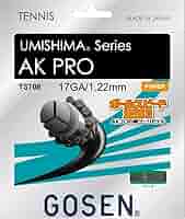 テニスガット　ゴーセン ウミシマ AK プロ CX 17　6張セット ゴーセン(GOSEN) ウミシマ AKプロ CX 17(1.24mm)／16(1.30mm