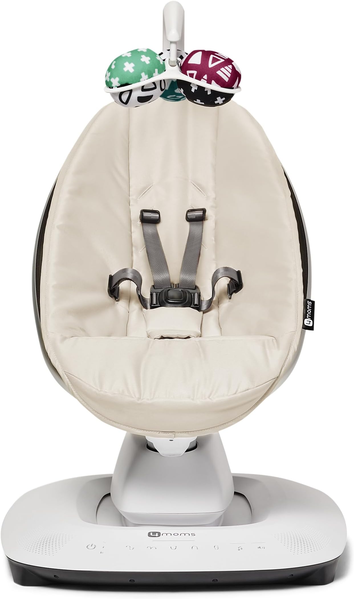 4moms MamaRoo Multi-Motion Baby Swing, Bluetooth Enabled with 5 Unique Motions, Birch