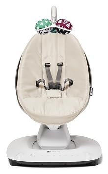 4moms MamaRoo Multi-Motion Baby Swing, Bluetooth Enabled with 5 Unique Motions, Birch