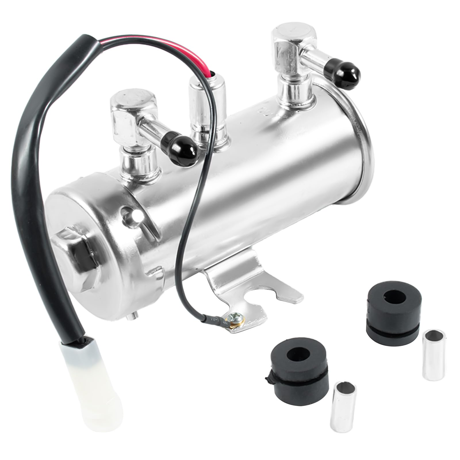 Pompe à carburant électrique universelle de rechange pour voitures et camionnettes à essence diesel 12 V Style haut rouge Pompe à carburant électrique en métal