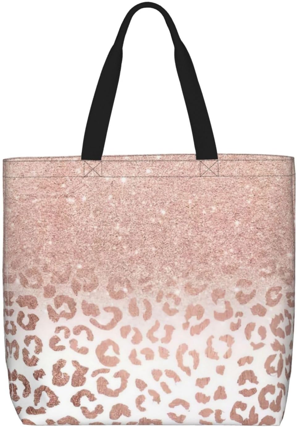 Pink Flamingo Pattern Print Fashion Tote Bag,Travel Handbag For Women, Hobo Bags, Work Shoulder Bags Crossbody Bag