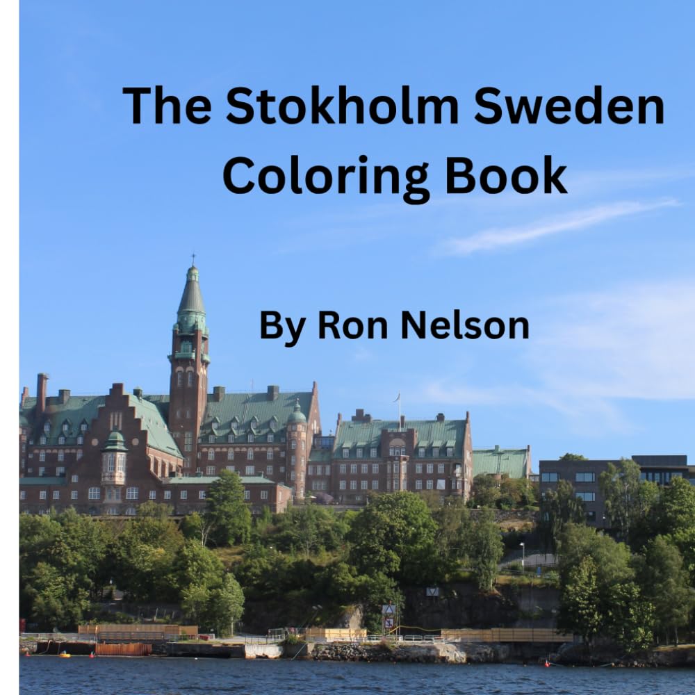 The Stockholm Sweden Coloring Book