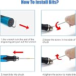 3-Speed Cordless Mini Drill Pen with 8 Small Drill Bits,Rechargeable Electric Hand Drill Pin Vise,Resin Drill Set for Jewelry Making,Resin,Plastic,Wood