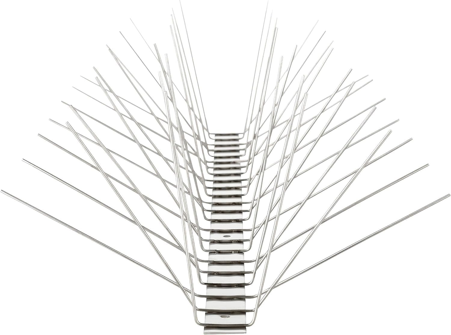 Dissuasore per piccioni in acciaio inox, 6 file, 3 metri (6 x 50 cm) | Efficace repellente per uccelli contro piccioni, moscelli, corvi, resistente alle intemperie, per balcone, tetto, davanzale
