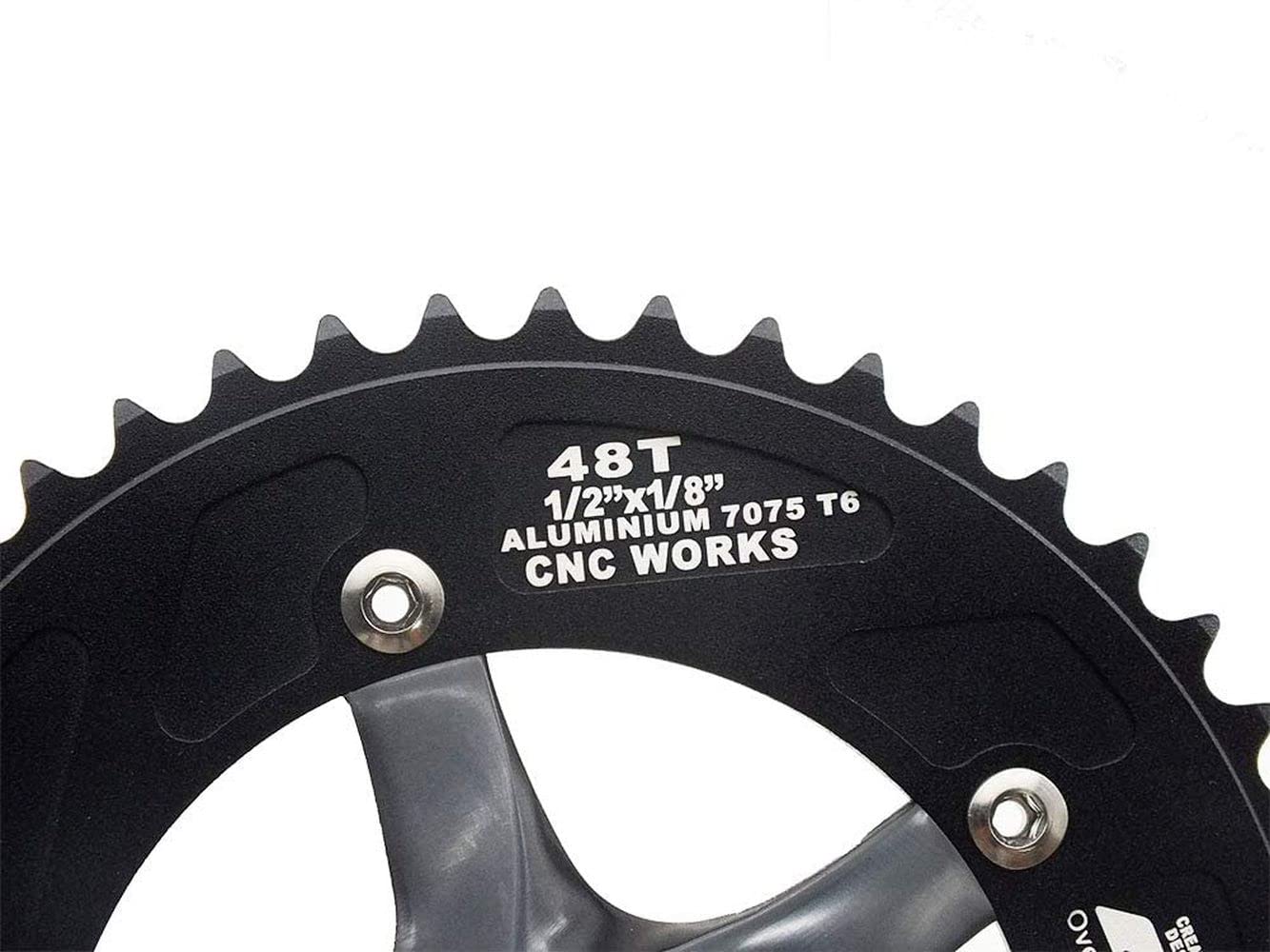 Pédalier Acier 48T 175mm – Mono Vitesse – Chaîne 1/8 – Vélo Route/Touring – Neuf