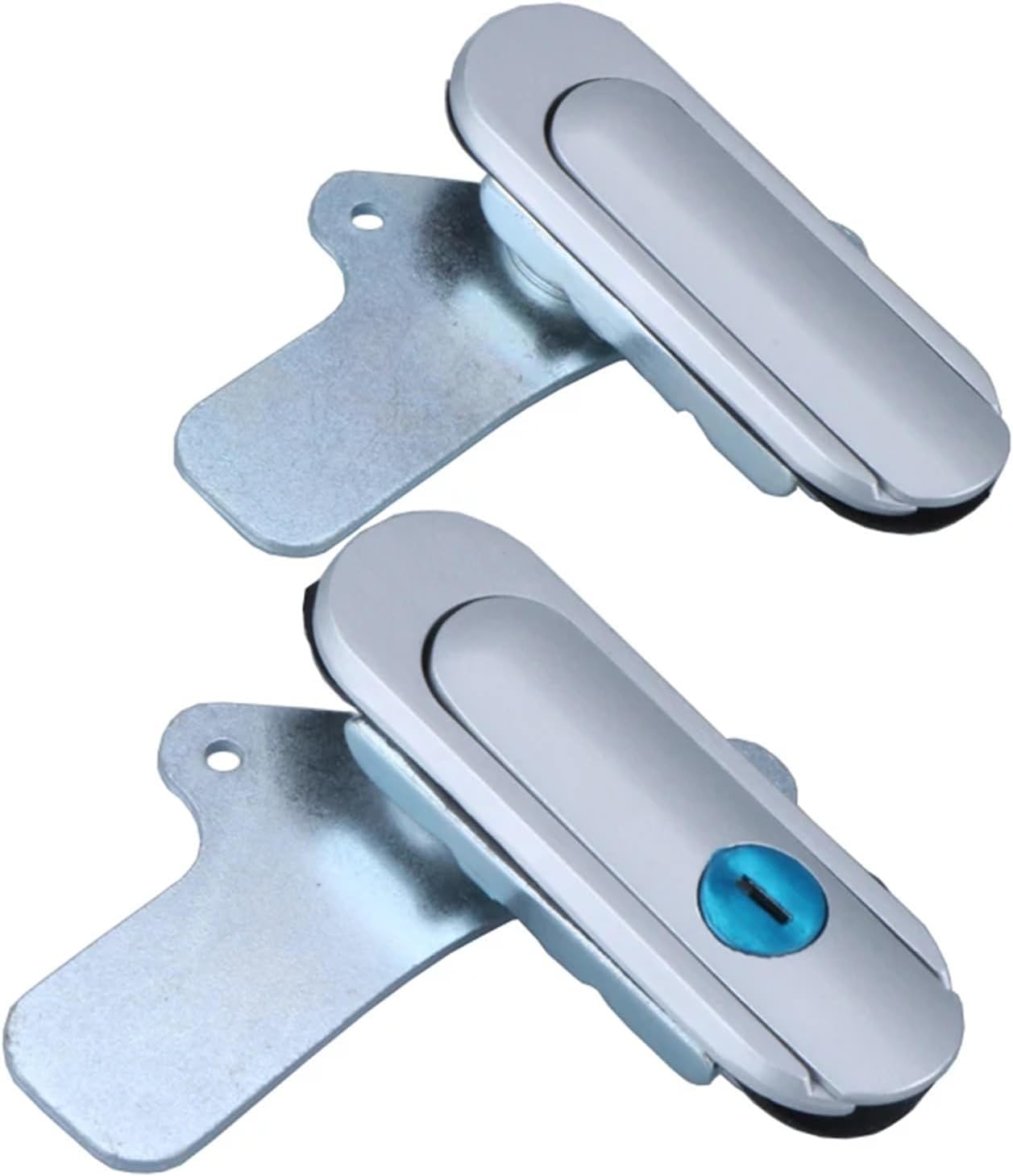 Door Lock Concealed Installation Control Hardware 1Pcs(Blue)