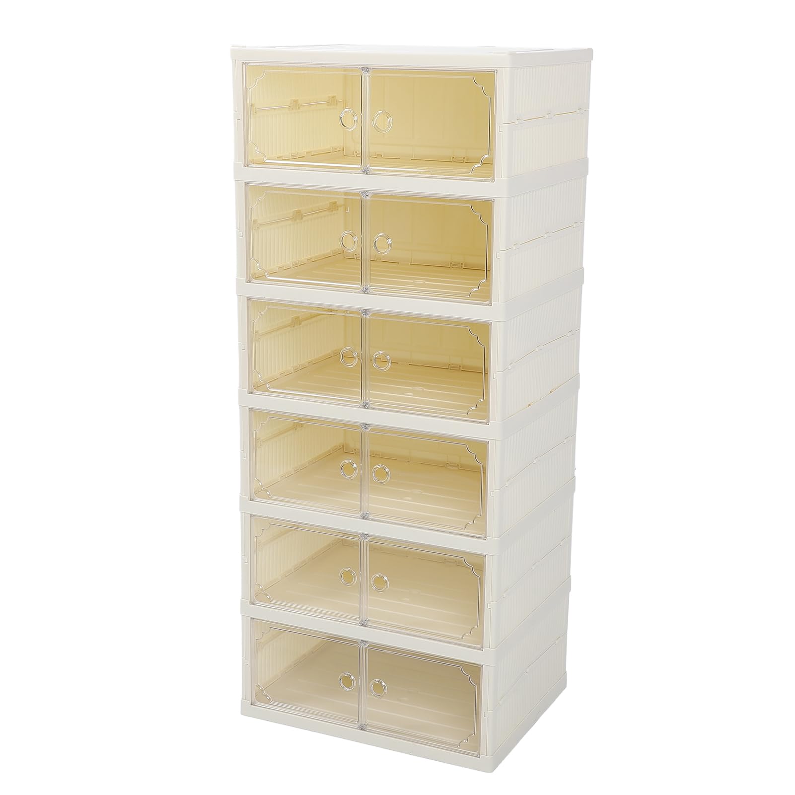 Scatola per Scarpe Pieghevole con Coperchio Magnetico e Design (6