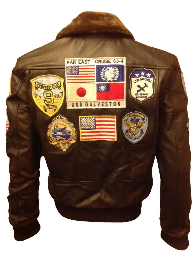 Buy Top Gun Leather Jacket Tom Cruise Pete Maverick Top Gun Flight