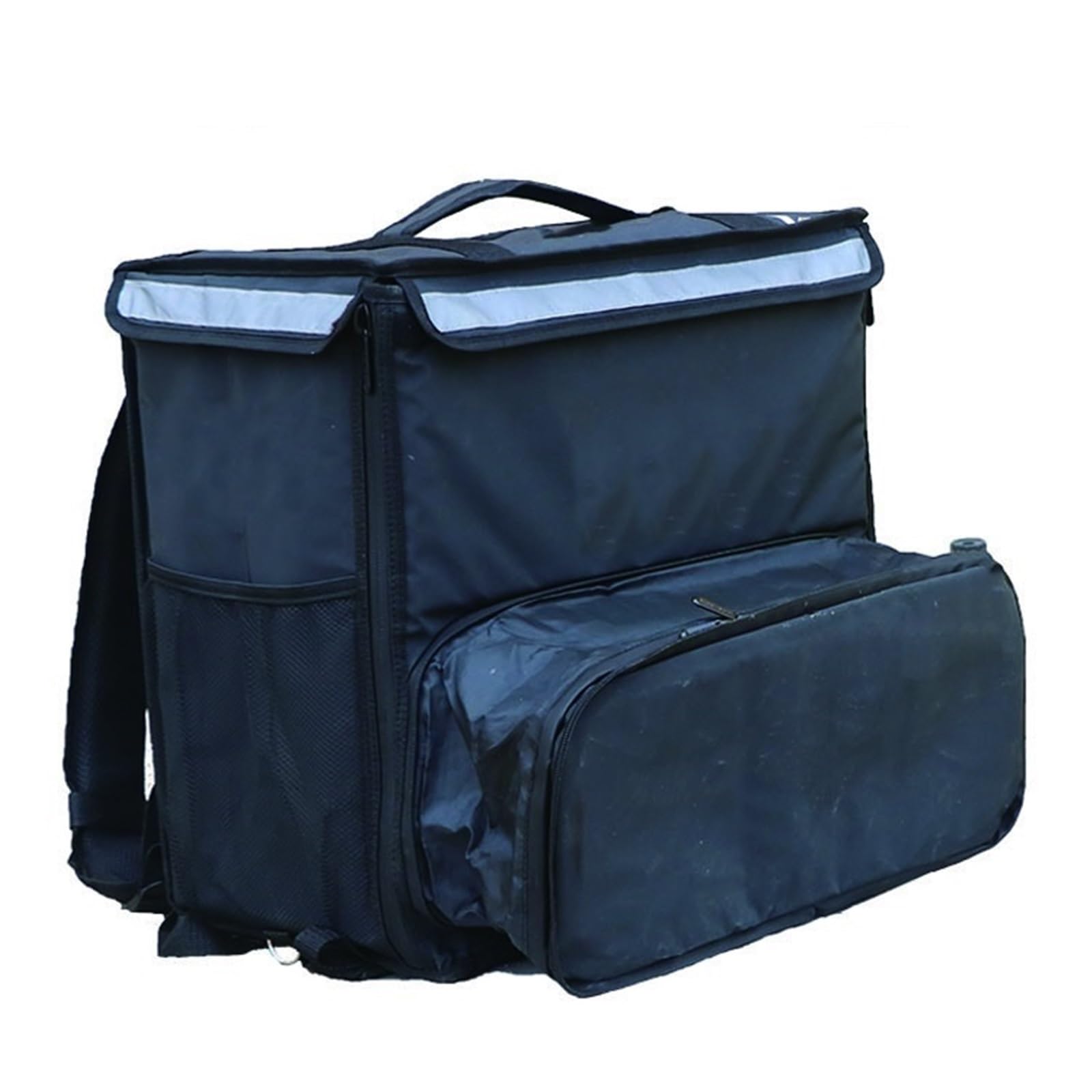 Genérico Bolsa Termica Pizza,Mochila Delivery Bolsas De Refrigerador Grande Cake Takeaway Caja Congelador Mochila Fast Alimento Pizza Entrega Incubadora Hielo Paquete(Black)