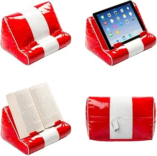 Book Couch iPad Stand | Tablet Stand | Book Holder| Reading Pillow | Reading in Bed at Home | Tablet Lap Rest Cushion | Fun Novelty Gift Idea for Readers, Book Lovers | Phones and eReaders (Diner)