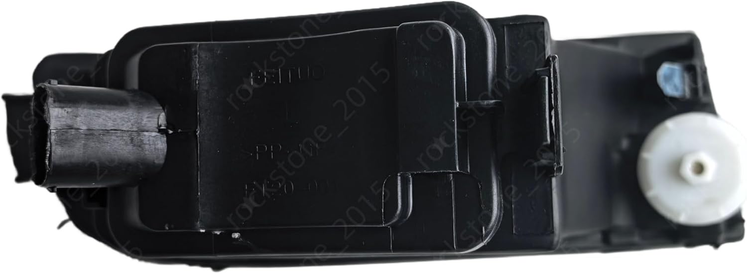 Pair of Black Bumper Fog Lights for 1995-2001 BMW 7 Series 740i E38 - Replacement with Durable Glass Lens, Aftermarket Automotive Lighting