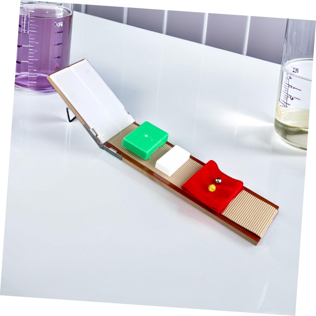 SHINEOFI Kit di Strumenti per Esperimenti di Fisica Materiale Plastico, Dispositivo Didattico Completo e Facile da Usare per Studenti a Casa in Aula