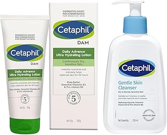 Gentle Skin Cleanser 236 ml and DAM 100g Combo