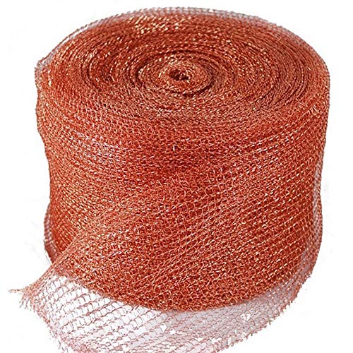 Preisvergleich Produktbild Kupferwolle,Kupferband Gegen Schnecken,für Schädlingsbekämpfung,Maus Nagetier Bat Snake Insect Control,Mesh Wäscher, füllen Stoff DIY,6 Meter,reines Kupfer