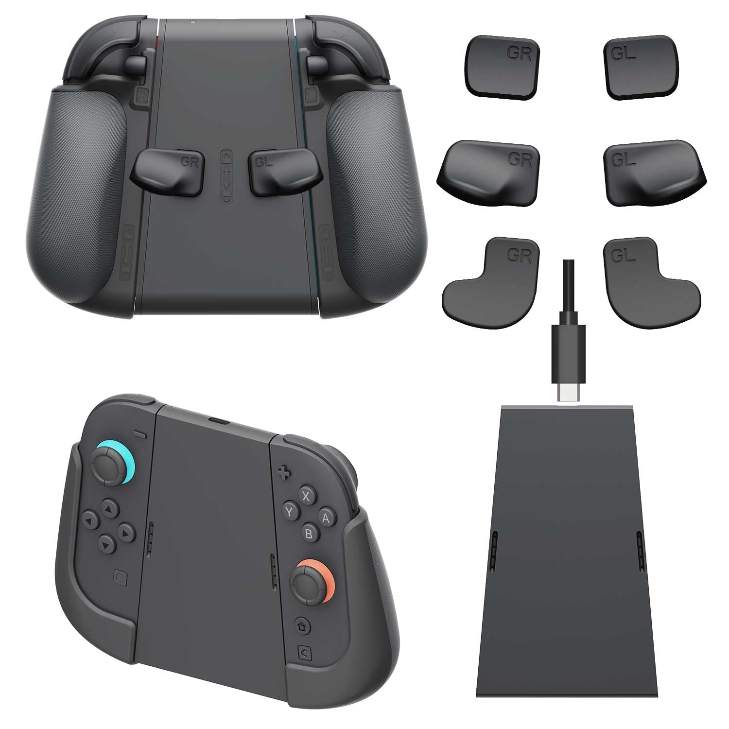Amazon.co.jp: IFYOO NexGrip 3セットバックボタン、チャリング