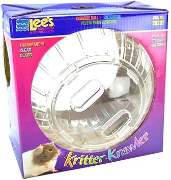 Lees Kritter Krawler Exercise Ball, Standard, Clear - 7-Inch