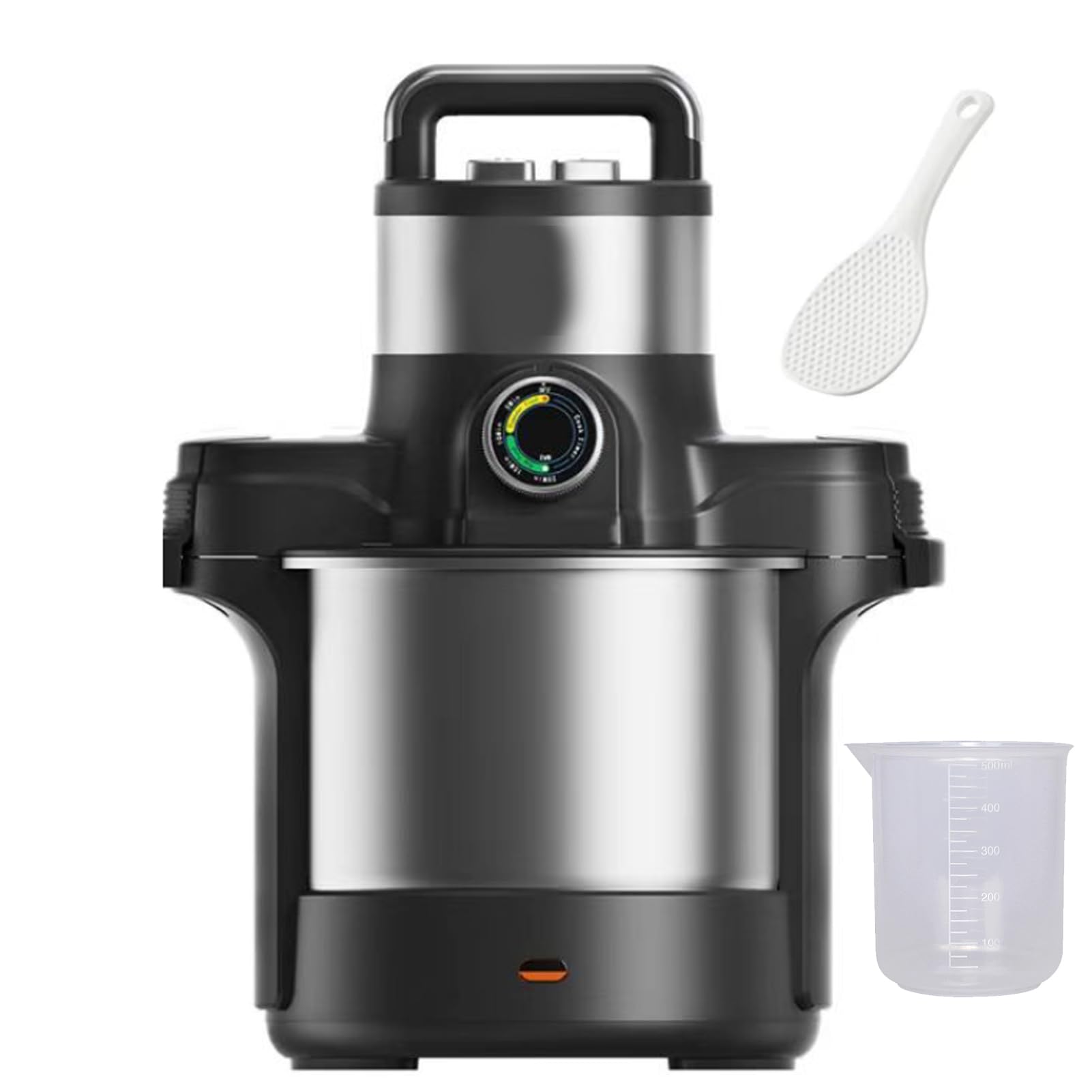 3-w-1 Maszyna Do Ugniatania Jam 6L, 1600W Swallow Maker Robot Kuchenny, Bezpieczna Konstrukcja I Łatwa Do Czyszczenia, Stalowy Ugniatacz Do Jamu Do Fufu, Amala, Banku, Dla 5-6 Osób