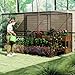 Tangkula 10x6.5x6.5 FT Crop Cage, Plant Protection Tent with Heavy Duty Metal Frame, 6 Ground Nails, Zippered Door, Carrying Bag, Plant Netting Cover for Fruit, Vegetables, Flowers