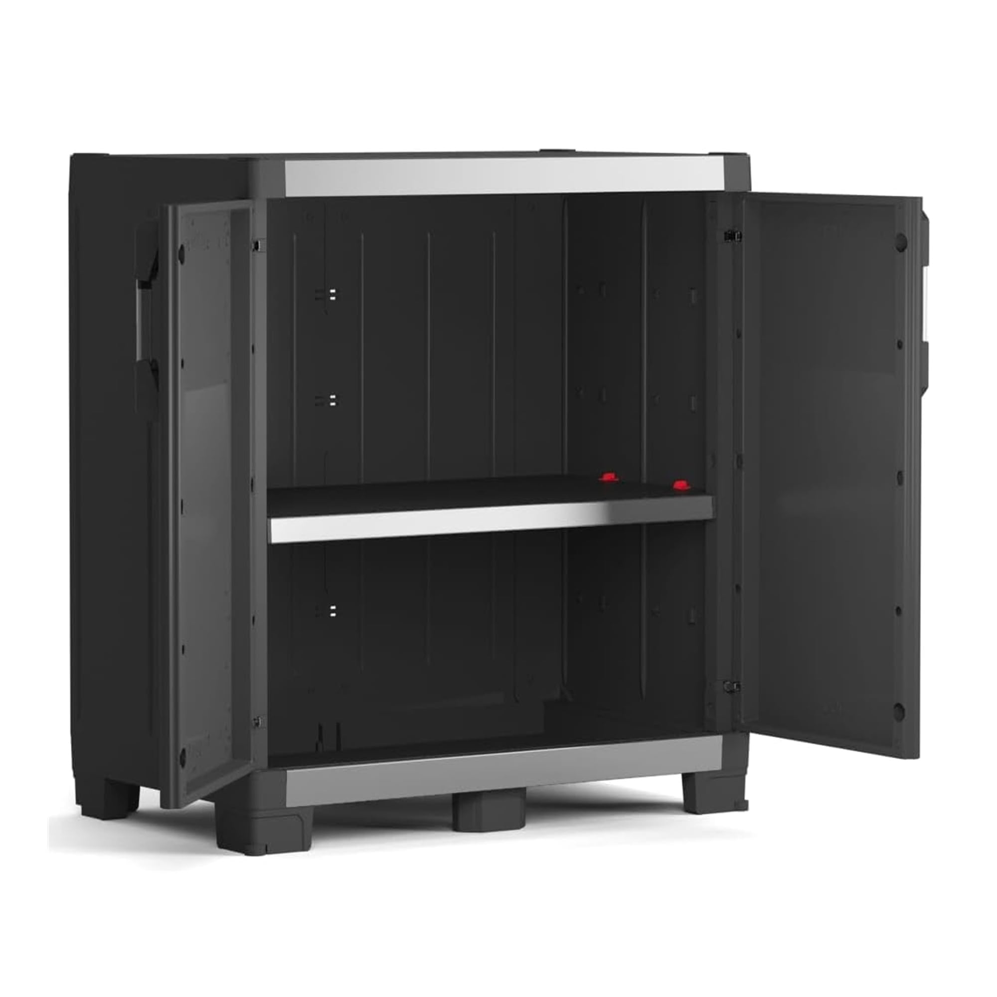 Keter Armoire Basse XL Garage Noir 89 x 54 x 99 cm Plastique