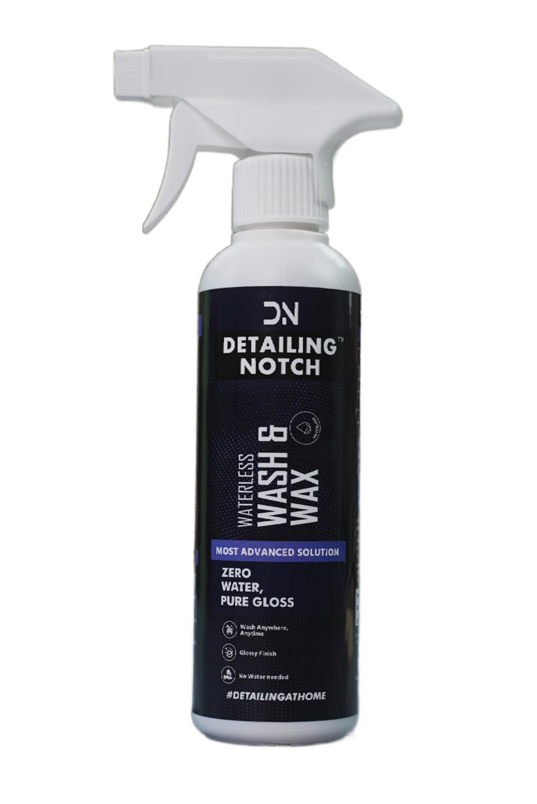 Waterless Car Wash & Wax | Cleans Dust, Dirt & Road Grime Without Water | Quick Spray & Wipe Formula | Glossy Wax Finish & Paint Protection | Water Saving Car Cleaning Spray (300 ML)-picture-27