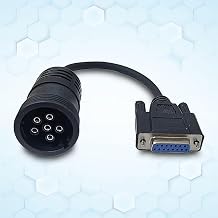 OBD2 Cable 6-Pin compatible with CAT Caterpillar ET-3 Adapter