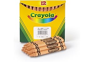 Crayola Peach Crayons: Vibrant and Durable for Creative Expressions