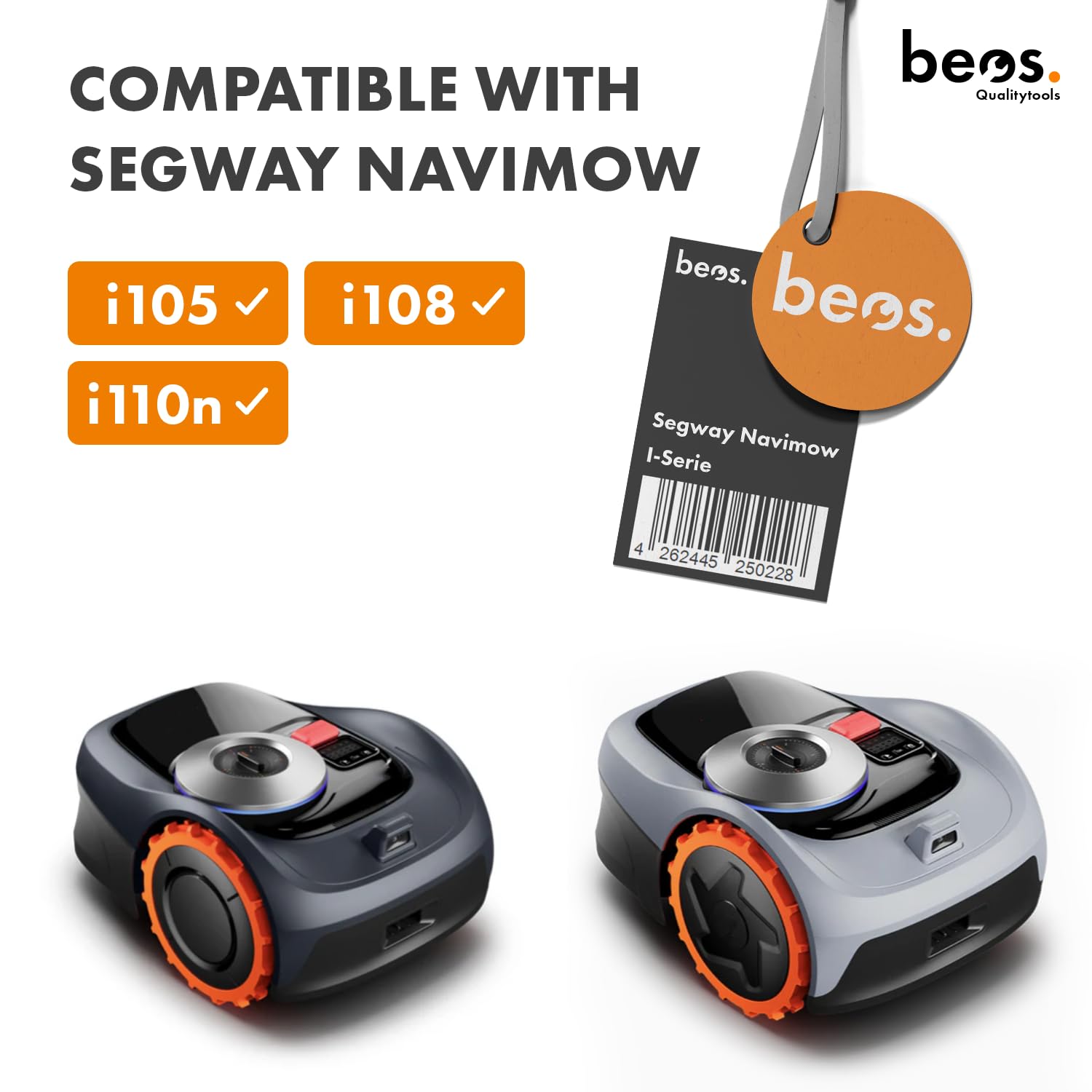 beos Premium Robotic Lawnmower Tuning, Blade disc for 6X Blades, for Segway Navimow i-Series - Image 3