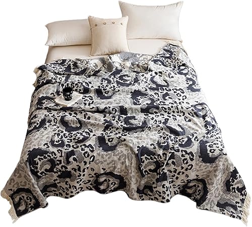 Miniatura 9 de Manta de gasa de 6 capas 100% de muselina de algodón, tamaño Queen de 90 x 90 pulgadas, manta de cama ligera, suave y transpirable para cama,