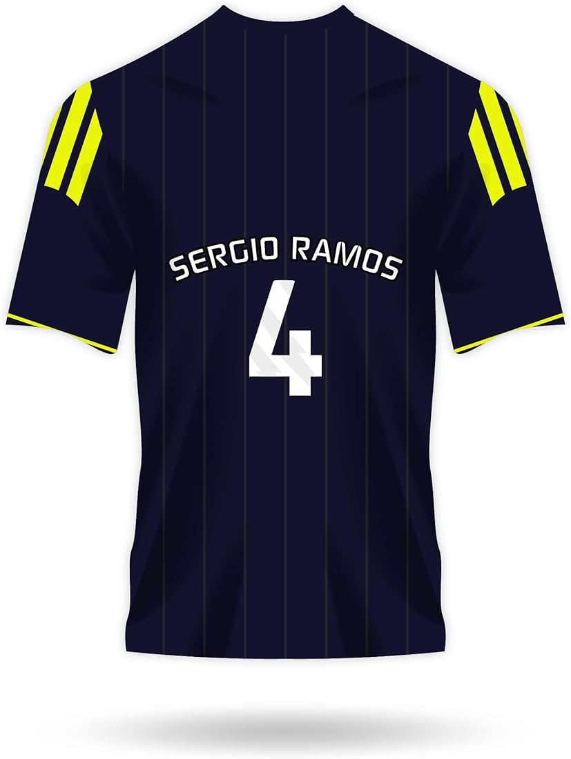 95MILES Sergio Ramos Jersey Retro 4 Number Club Team Football
