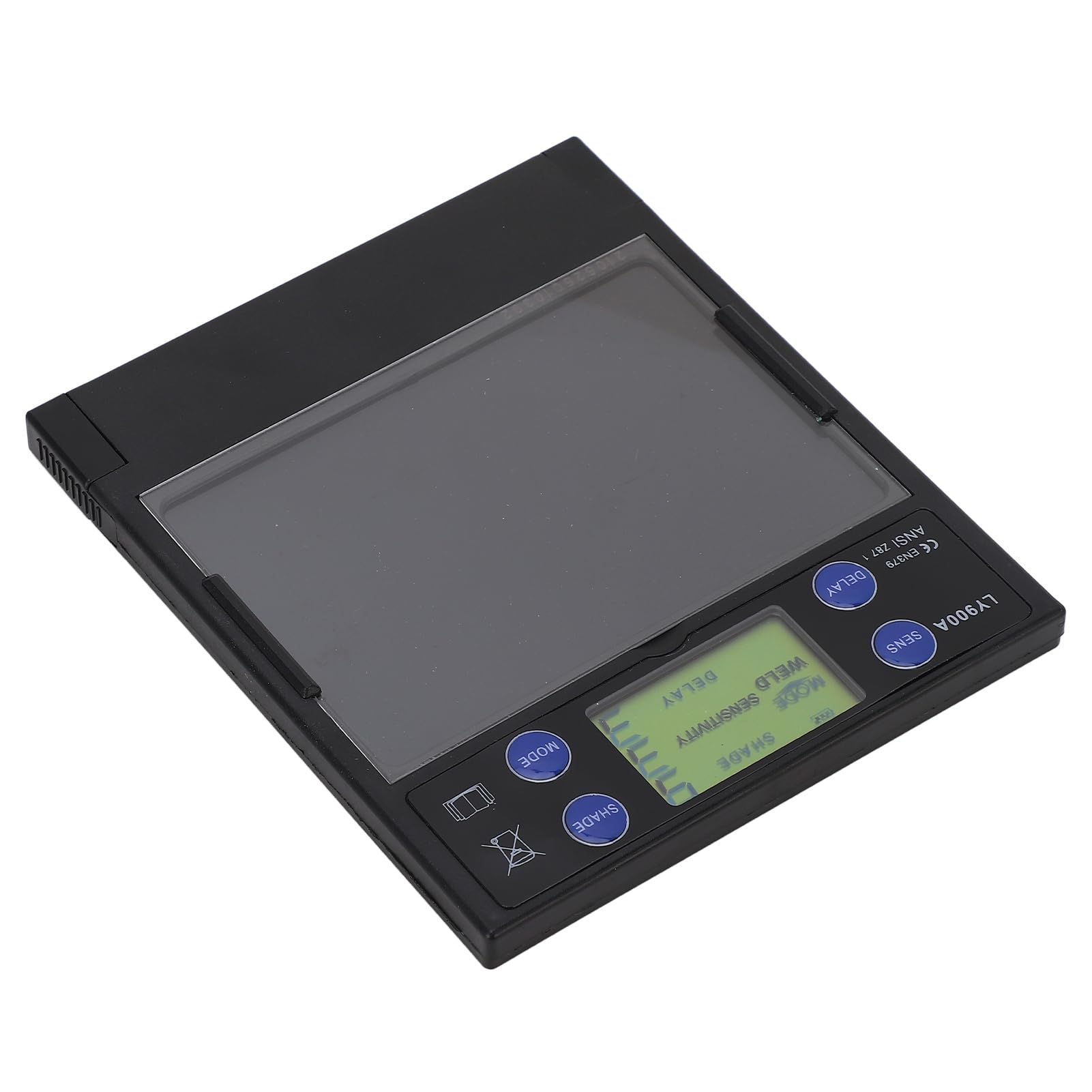 Respicefinem Shade Helmet 15×13×5 Solar Welding Lens Shade Automatic Darkening Digital Display Welder Helmet Filter Lens 100X67Mm