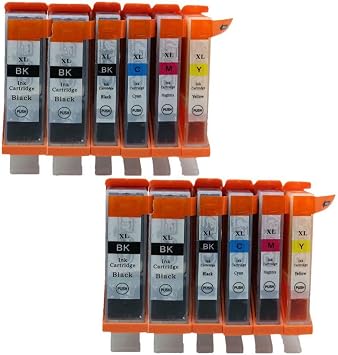 Amazon.com: Cartucho de tinta de repuesto para impresora de inyección de  tinta Canon PGI225 PGI 225 XL CLI-226 PGI-225 PGI-225XL Pixma MG5220RFB  MG5320 MG6110 MG6120 : Productos de Oficina