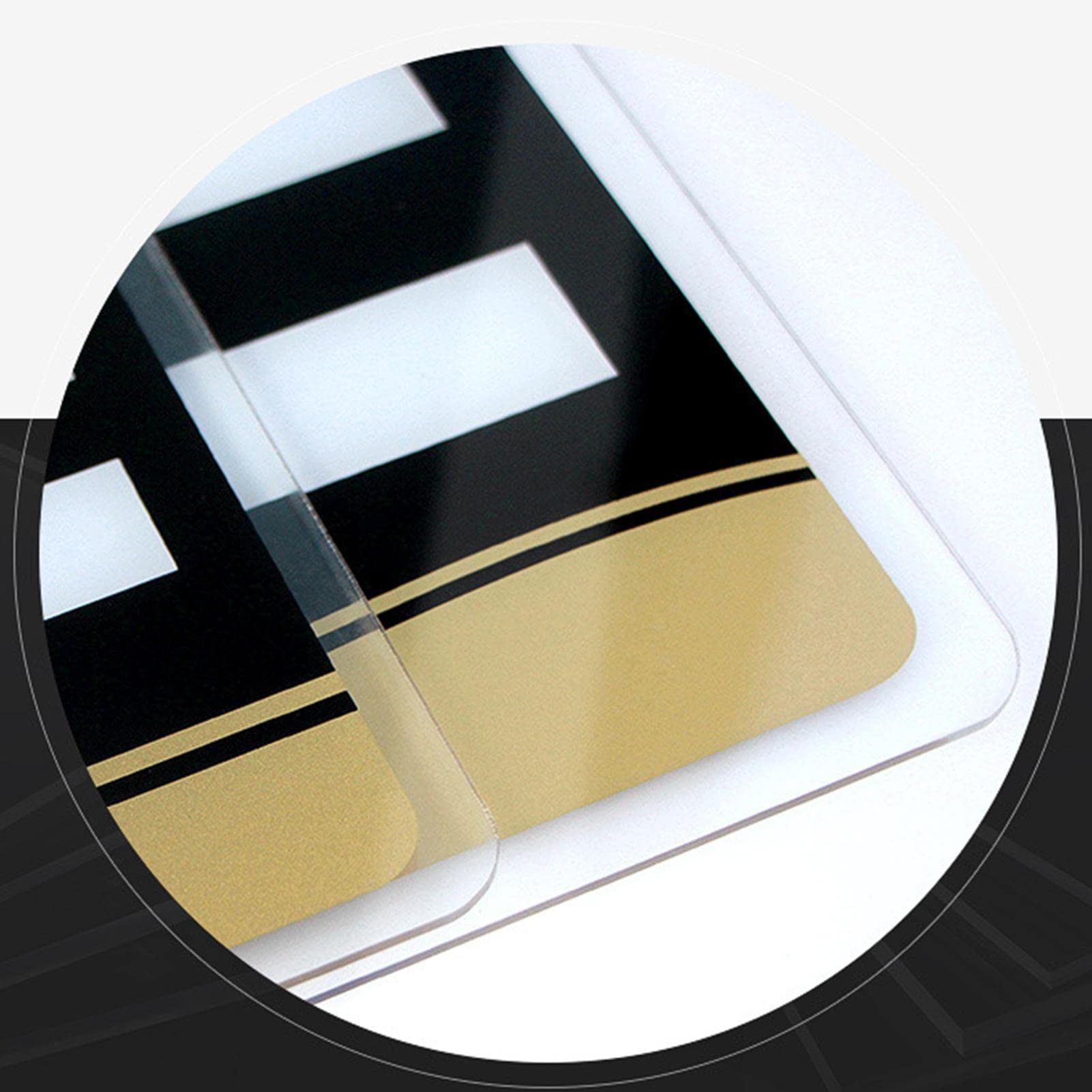 Acryl WLAN-Passwort-Signal Mit Holzfuß – 19x16 Cm, Beschreibbar, Für Zuhause, Gäste & Gewerbe