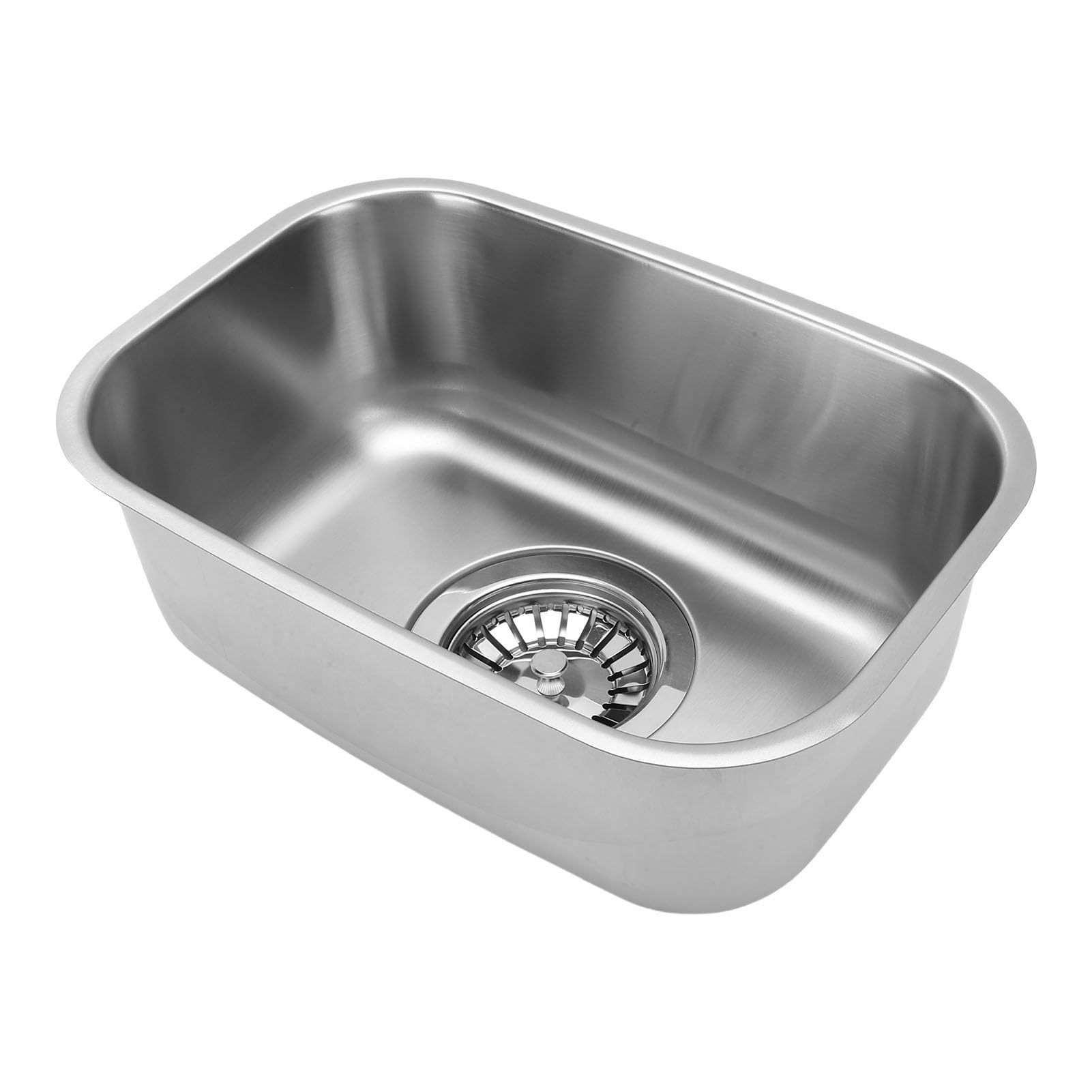 Lavello da Bagno Salvaspazio in Acciaio Inossidabile con Mini Vasca Singola Durevole per e Yacht 12,6x8,66x4,72 Pollici