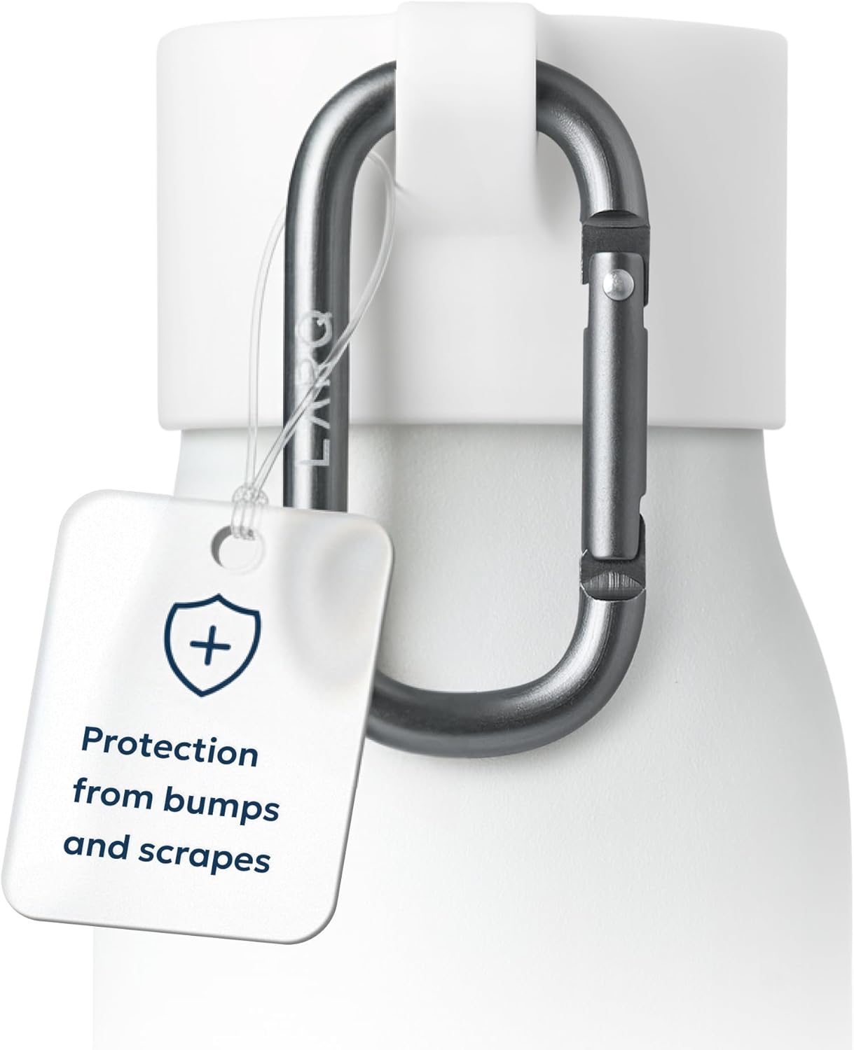 LARQ Active Loop - Bump Protector for Your Cap with Easy Carry Carabiner, Black