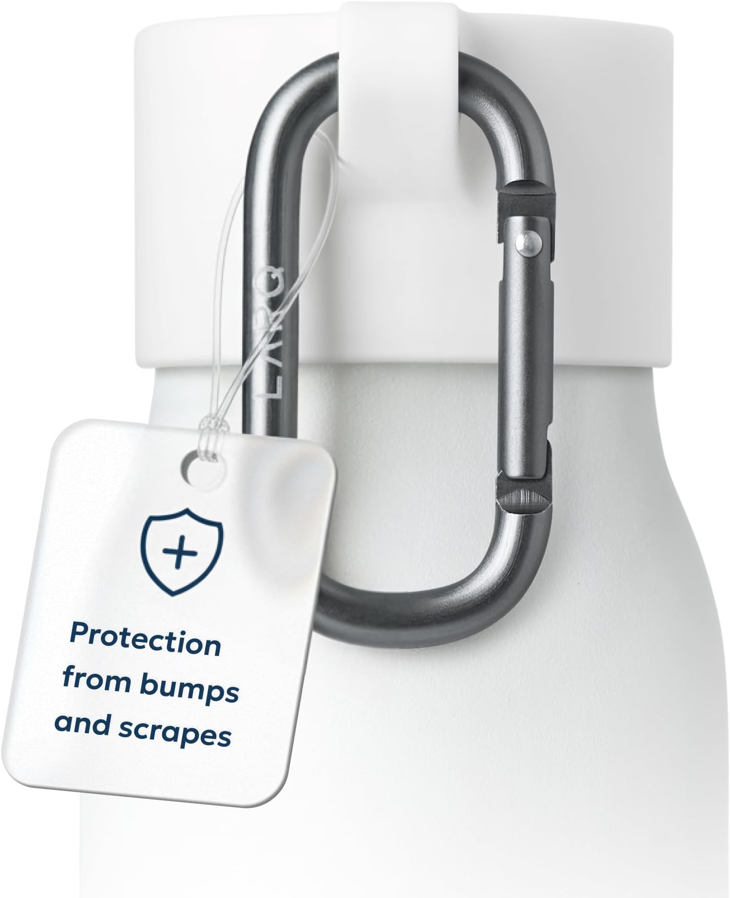 Active Loop - Bump Protector for Your Cap with Easy Carry Carabiner, Black