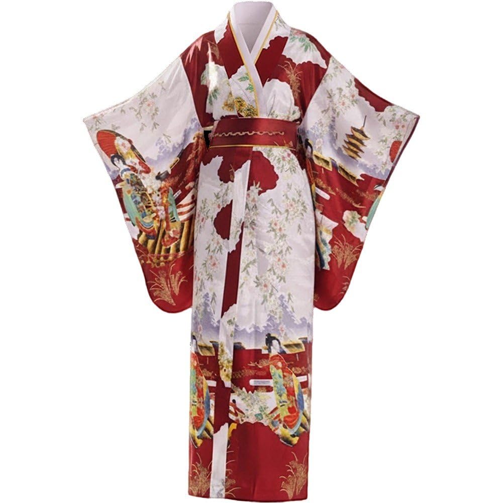 Kimono Yukata Japonais Femme : sublimez vos matins avec cette robe de chambre longue fleurie