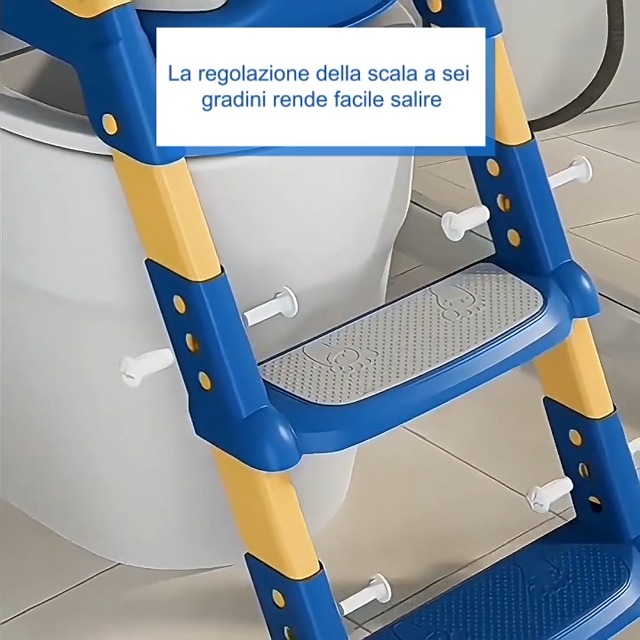 Kinder Toilettensitz Mit Treppe - Höhenverstellbarer WC Trainer Für Jungen & Mädchen