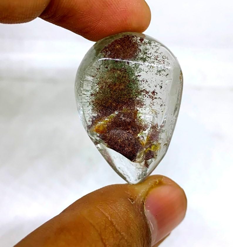 Quartz naturel de jardin poire GH_NAT_03361, gemme de collection pour haute bijouterie - 5